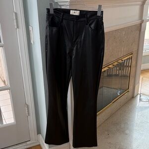 7 For All Mankind Black Flare Jeans